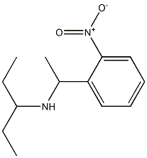 [1-(2-nitrophenyl)ethyl](pentan-3-yl)amine Struktur