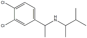 [1-(3,4-dichlorophenyl)ethyl](3-methylbutan-2-yl)amine Struktur