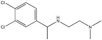 [1-(3,4-dichlorophenyl)ethyl][2-(dimethylamino)ethyl]amine Struktur