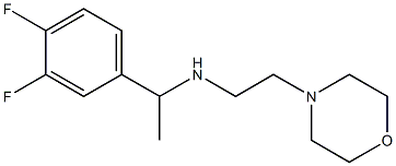 [1-(3,4-difluorophenyl)ethyl][2-(morpholin-4-yl)ethyl]amine Struktur