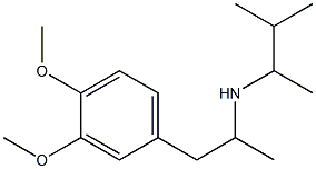 [1-(3,4-dimethoxyphenyl)propan-2-yl](3-methylbutan-2-yl)amine Struktur