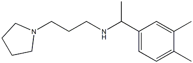 [1-(3,4-dimethylphenyl)ethyl][3-(pyrrolidin-1-yl)propyl]amine Struktur