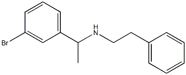 [1-(3-bromophenyl)ethyl](2-phenylethyl)amine Struktur