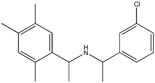 [1-(3-chlorophenyl)ethyl][1-(2,4,5-trimethylphenyl)ethyl]amine Struktur