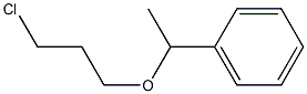 [1-(3-chloropropoxy)ethyl]benzene Struktur