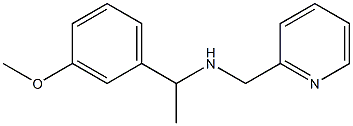 [1-(3-methoxyphenyl)ethyl](pyridin-2-ylmethyl)amine Struktur