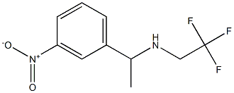 [1-(3-nitrophenyl)ethyl](2,2,2-trifluoroethyl)amine Struktur