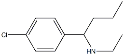 [1-(4-chlorophenyl)butyl](ethyl)amine Struktur