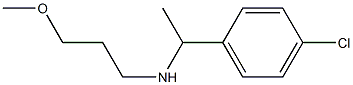 [1-(4-chlorophenyl)ethyl](3-methoxypropyl)amine Struktur