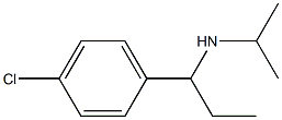 [1-(4-chlorophenyl)propyl](propan-2-yl)amine Struktur