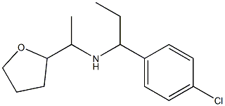 [1-(4-chlorophenyl)propyl][1-(oxolan-2-yl)ethyl]amine Struktur