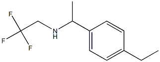 [1-(4-ethylphenyl)ethyl](2,2,2-trifluoroethyl)amine Struktur