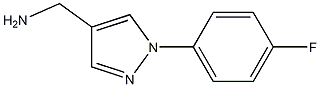 [1-(4-fluorophenyl)-1H-pyrazol-4-yl]methylamine Struktur