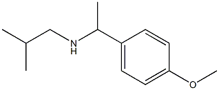 [1-(4-methoxyphenyl)ethyl](2-methylpropyl)amine Struktur