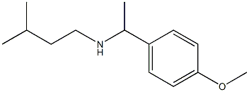 [1-(4-methoxyphenyl)ethyl](3-methylbutyl)amine Struktur