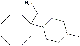 [1-(4-methylpiperazin-1-yl)cyclooctyl]methylamine Struktur