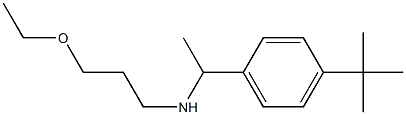 [1-(4-tert-butylphenyl)ethyl](3-ethoxypropyl)amine Struktur