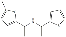 [1-(5-methylfuran-2-yl)ethyl][1-(thiophen-2-yl)ethyl]amine Struktur