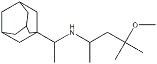 [1-(adamantan-1-yl)ethyl](4-methoxy-4-methylpentan-2-yl)amine Struktur