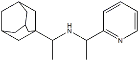 [1-(adamantan-1-yl)ethyl][1-(pyridin-2-yl)ethyl]amine Struktur