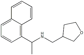 [1-(naphthalen-1-yl)ethyl](oxolan-3-ylmethyl)amine Struktur