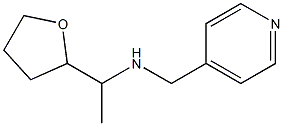 [1-(oxolan-2-yl)ethyl](pyridin-4-ylmethyl)amine Struktur