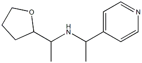 [1-(oxolan-2-yl)ethyl][1-(pyridin-4-yl)ethyl]amine Struktur