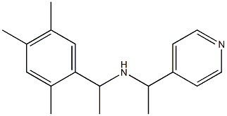 [1-(pyridin-4-yl)ethyl][1-(2,4,5-trimethylphenyl)ethyl]amine Struktur