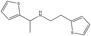 [1-(thiophen-2-yl)ethyl][2-(thiophen-2-yl)ethyl]amine Struktur