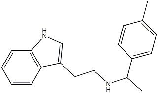 [2-(1H-indol-3-yl)ethyl][1-(4-methylphenyl)ethyl]amine Struktur