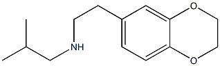 [2-(2,3-dihydro-1,4-benzodioxin-6-yl)ethyl](2-methylpropyl)amine Struktur