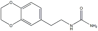 [2-(2,3-dihydro-1,4-benzodioxin-6-yl)ethyl]urea Struktur