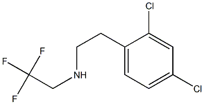 [2-(2,4-dichlorophenyl)ethyl](2,2,2-trifluoroethyl)amine Struktur