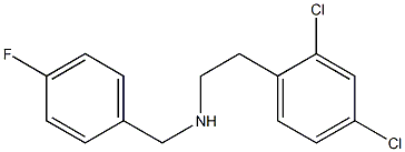 [2-(2,4-dichlorophenyl)ethyl][(4-fluorophenyl)methyl]amine Struktur