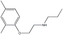 [2-(2,4-dimethylphenoxy)ethyl](propyl)amine Struktur