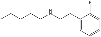 [2-(2-fluorophenyl)ethyl](pentyl)amine Struktur