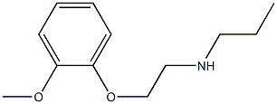 [2-(2-methoxyphenoxy)ethyl](propyl)amine Struktur