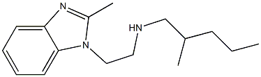 [2-(2-methyl-1H-1,3-benzodiazol-1-yl)ethyl](2-methylpentyl)amine Struktur