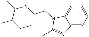 [2-(2-methyl-1H-1,3-benzodiazol-1-yl)ethyl](3-methylpentan-2-yl)amine Struktur