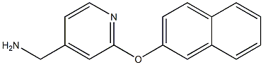 [2-(2-naphthyloxy)pyridin-4-yl]methylamine Struktur