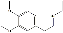 [2-(3,4-dimethoxyphenyl)ethyl](ethyl)amine Struktur