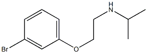 [2-(3-bromophenoxy)ethyl](propan-2-yl)amine Struktur