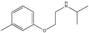 [2-(3-methylphenoxy)ethyl](propan-2-yl)amine Struktur