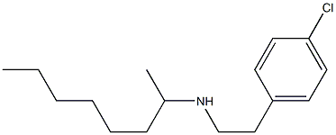 [2-(4-chlorophenyl)ethyl](octan-2-yl)amine Struktur