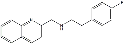 [2-(4-fluorophenyl)ethyl](quinolin-2-ylmethyl)amine Struktur