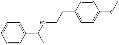 [2-(4-methoxyphenyl)ethyl](1-phenylethyl)amine Struktur