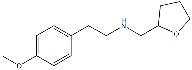 [2-(4-methoxyphenyl)ethyl](oxolan-2-ylmethyl)amine Struktur