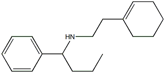 [2-(cyclohex-1-en-1-yl)ethyl](1-phenylbutyl)amine Struktur