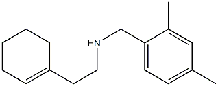 [2-(cyclohex-1-en-1-yl)ethyl][(2,4-dimethylphenyl)methyl]amine Struktur