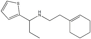 [2-(cyclohex-1-en-1-yl)ethyl][1-(thiophen-2-yl)propyl]amine Struktur